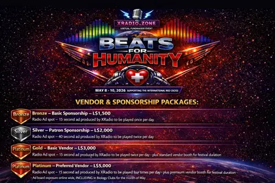 Beats for Humanity 2026: XRadio Issues Final Call for Sponsors and Vendors 